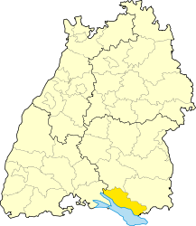 Circondario del Lago di Costanza – Mappa