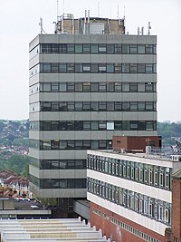 The Faraday Tower, completed in 1963. Faraday Tower, University of Southampton - geograph.org.uk - 496473.jpg