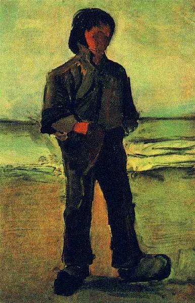 File:Fisherman on the Beach.jpg