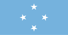 Description de l'image Flag of the Federated States of Micronesia.svg.