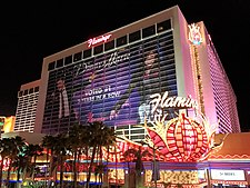 Flamingo Las Vegas - view from the Las Vegas Strip 2017
