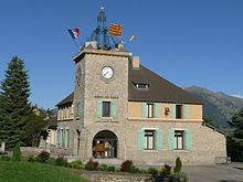 L'hôtel de ville, à Odeillo.