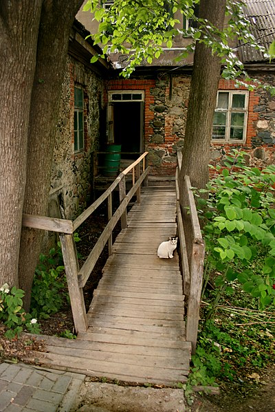 File:Footbridge with cat - panoramio.jpg