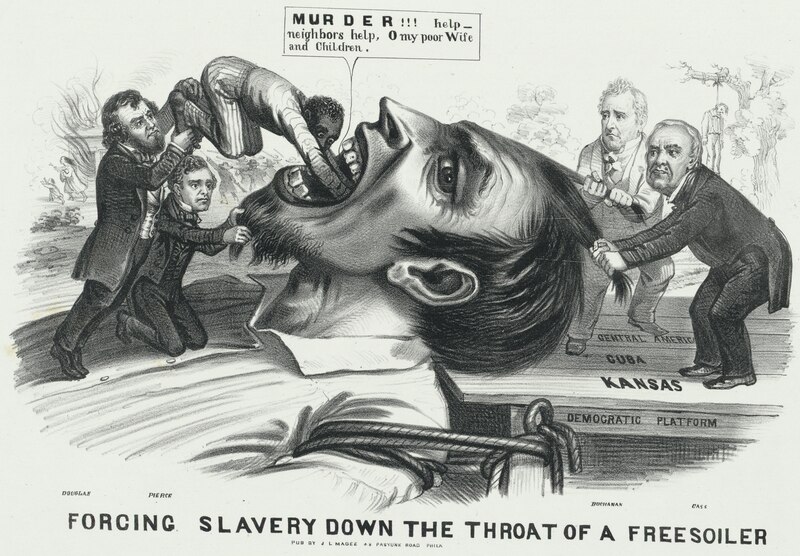 File:Forcing slavery down the throat of a freesoiler (1856) (cropped).tif