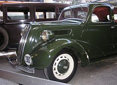 Ford-Vairogs "10" Junior De Luxe 1938 года выпуска.