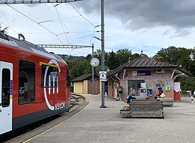 A Gare de Genolier cikk illusztráló képe