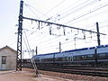 English: The Laroche-Migennes train station, in Migennes, Yonne, France. Français : La gare de Laroche-Migennes, à Migennes, Yonne, France.