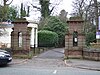 Gate piers and lodge, Allerton Tower.jpg