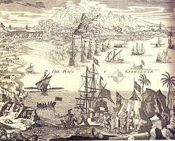 Zytgnessische Stich vu dr Belagerig vu Gibraltar 1727