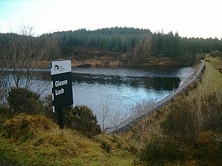 Gleann Loch lake in the United Kingdom