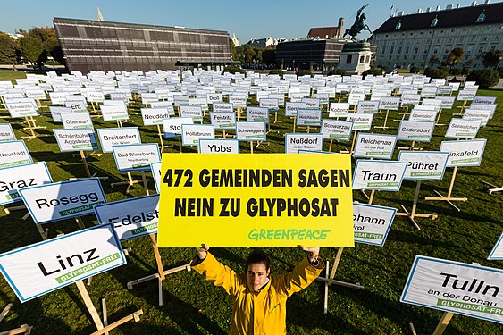 Greenpeacedemonstration gegen Glyphosat