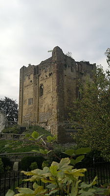 The ruin in 2007