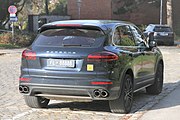 Porsche Cayenne 92A mit fiktivem Liechtensteiner Kontrollschild