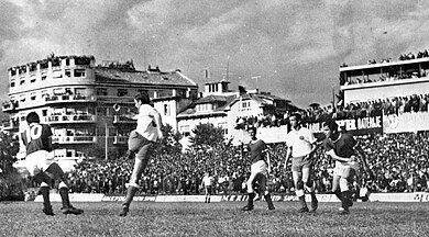 1966-67 Yugoslav Cup final between Hajduk Split and Sarajevo Hajduk-Sarajevo Kup Marsala Tita 1966-1967.jpg