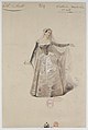 Français : Halévy - La reine de Chypre - Paul Lormier, 1837-1841 - 17. Catherine, costume de mariée, 1er acte.jpg