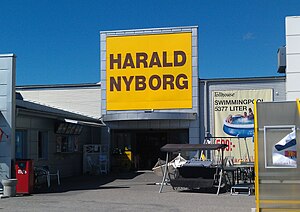 Harald Nyborg: Koncernen, Danske butikker, Referencer