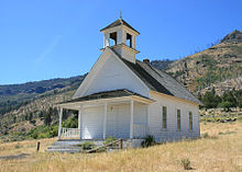 One-room Harris school built in 1890