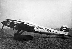 Heinkel He 70 Blitz „D-UBYL“