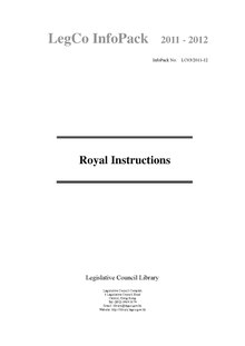 Hong Kong Royal Instructions 1917 to 1993 Hong Kong Royal Instructions 1917 to 1993.pdf