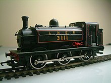 GNR Class J13 model of this period Hornby 00 scale model of a Stirling GNR Class J13 (LNER Class J52).jpg