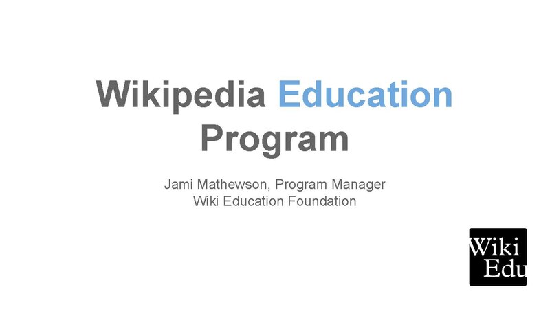 File:How student editors impact Wikipedia WikiConference USA 2014 slides.pdf