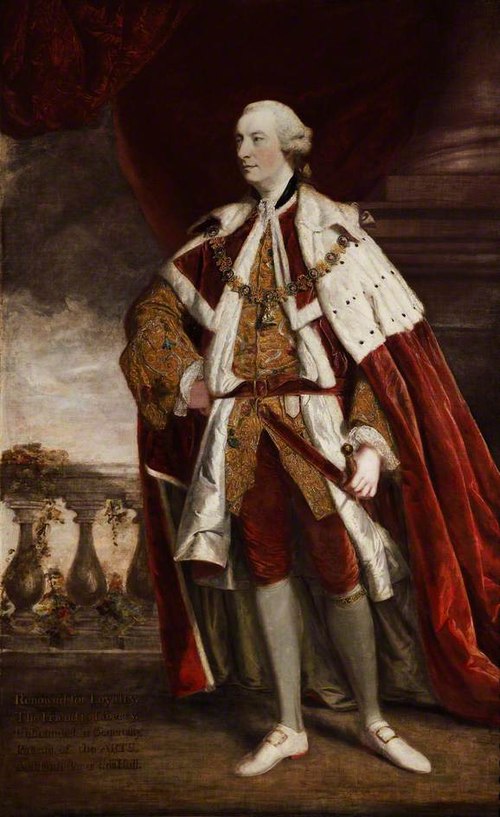 A portrait of Hugh Percy, 1st Duke of Northumberland