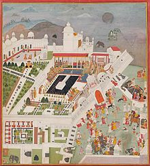 Diwali celebrations at Kota, 1690s