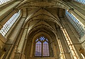 English: The interior of the Chapelle haute (upper chapel) of the Palace of Tau.