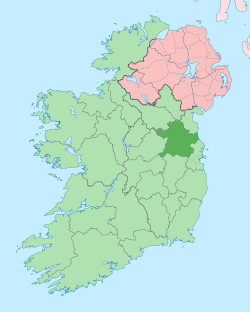 Location of Coonty Meath