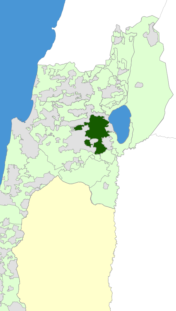 Israel Map - Lower Galilee Regional Council Zoomin.svg