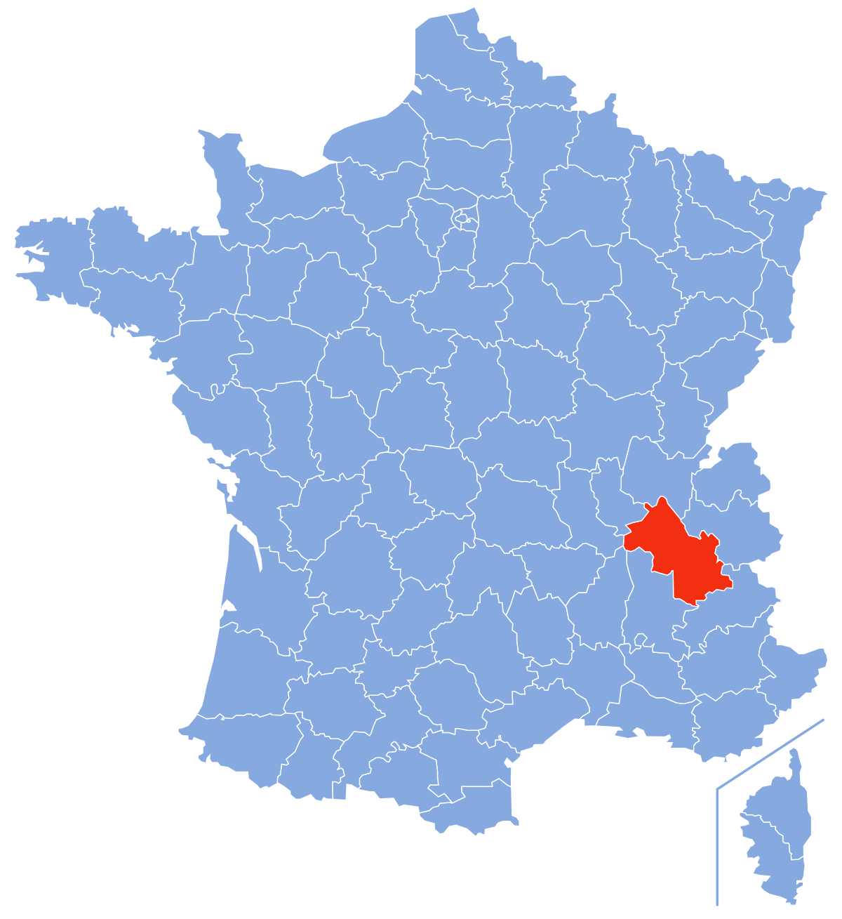 carte departement isere 38