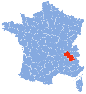 carte du département 38