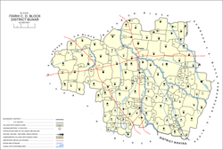 Itarhi bloğundaki Itarhi haritası