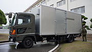 HINO Ranger commercial grade truck used by the JGSDF for peacetime/rear line duties