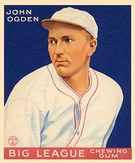 Jack Ogden American baseball player