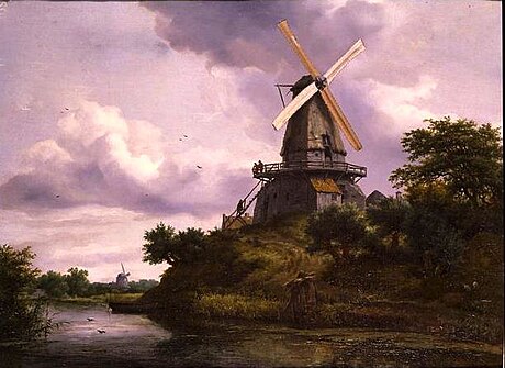 File:Jacob van Ruisdael - Landscape with a windmill by a river.jpg