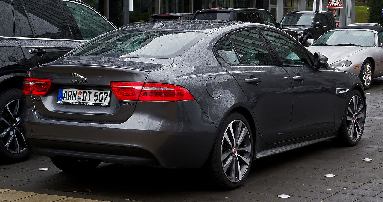 Image of Jaguar XE 20t R-Sport – Heckansicht, 21. Februar 2016, Düsseldorf