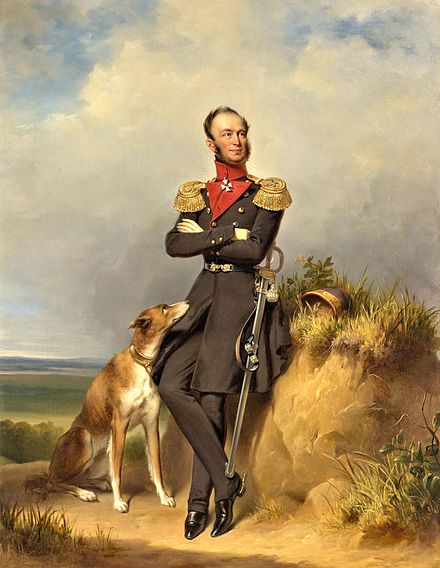 William II, King of the Netherlands - painting by Jan Adam Kruseman 1840)