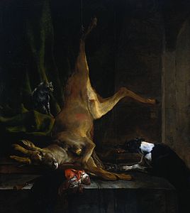 Chien et chat près d’un cerf Rijksmuseum, Amsterdam