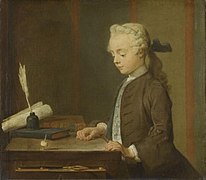 L'Enfant au toton, par Jean-Baptiste Chardin.
