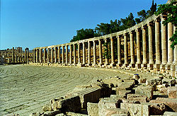 Rimski ovalni trg Jerash