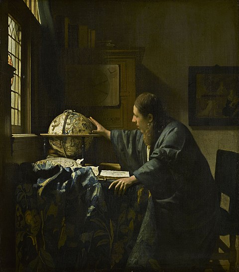 The Astronomer, 1668, by Johannes Vermeer