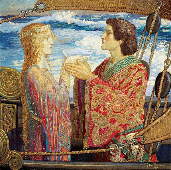 Tristan and Isolde by John Duncan (1912)