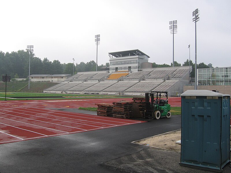 File:Johnny Unitas Stadium stands field level.jpg