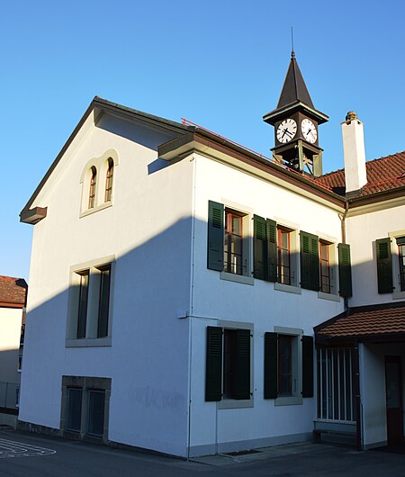 Jongny, village, école