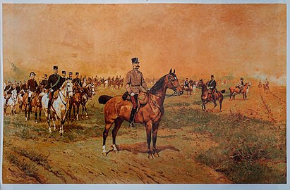 Kaiser Franz Joseph I. auf dem Manöverfeld (Tadeusz Ajduklewicz) jm 2076.jpg