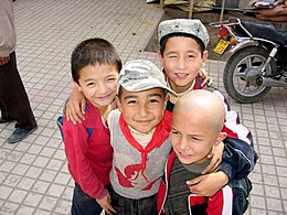 Young boys at the market.