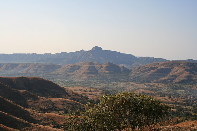 File:Kille Rajgad from Pabe Ghat.jpg