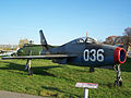 Republic F-84F Thunderstreak at the Polish Aviation Museum‎