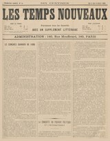 Kropotkine - Le Congrès ouvrier de 1896, paru dans les Temps nouveaux, 3 août 1895.djvu